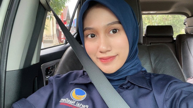 Politisi Partai NasDem, Dheninda Chaerunnisa. [Instagram @dinychaerunnisa_]